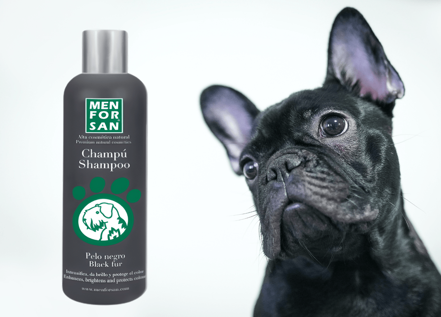 Champú / Shampoo para perro de pelo negro / oscuro
