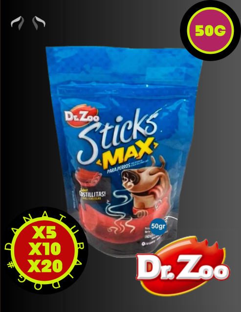 Snacks Sticks Max costillita DrZoo